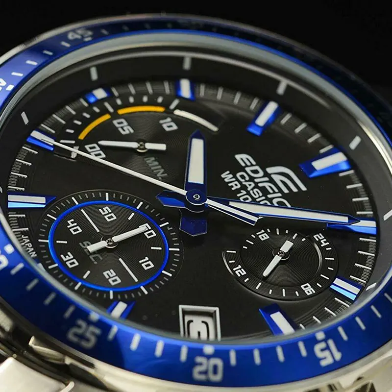 Casio Edifice Standard Chronograph Black Dial Men's Watch- EFV-540D-1A2V